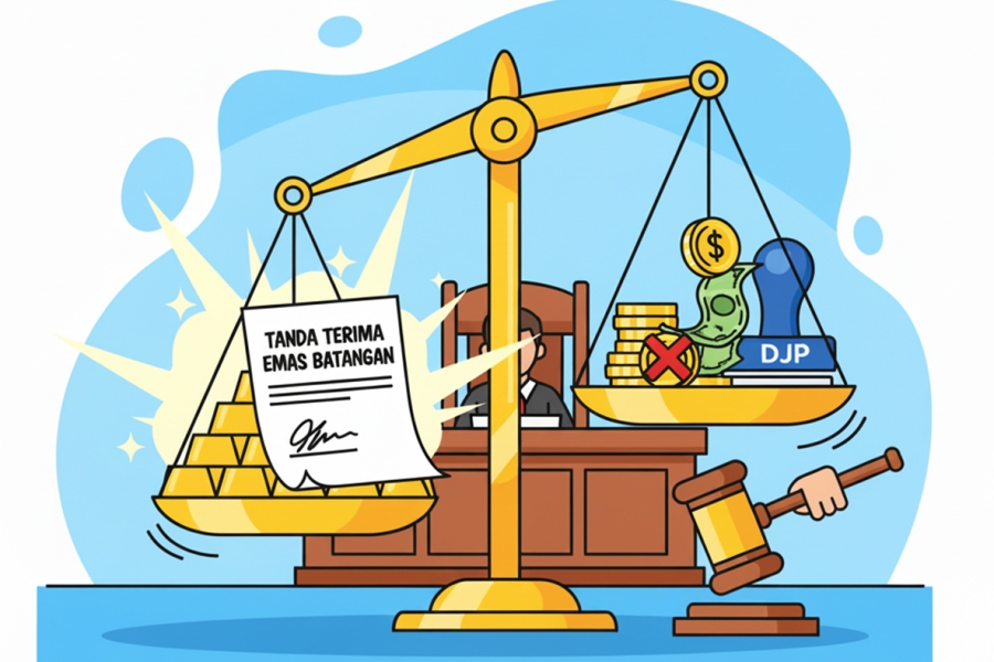 <b>Tolak Koreksi DJP! Pengadilan Pajak Menangkan Wajib Pajak Emas, Tanda Terima Emas Batangan Pelanggan Dianggap Cukup Bukti Sah</b>